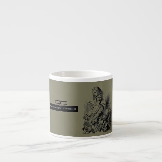 Operation Alice in Wonderland Alice im Wunderland エスプレッソカップ (正面)