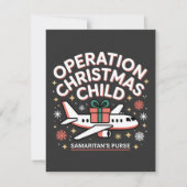 Operation Christmas Child Samaritan Purse  サンキューカード (正面)