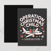 Operation Christmas Child Samaritan Purse  サンキューカード (正面/裏面)
