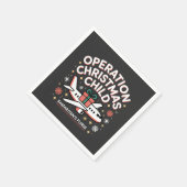 Operation Christmas Child Samaritan Purse スタンダードカクテルナプキン (角)