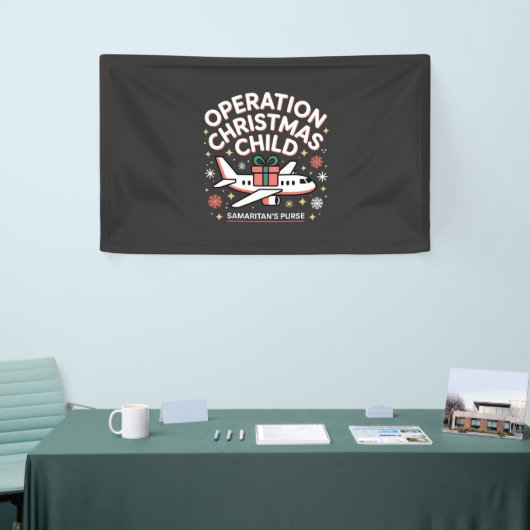 Operation Christmas Child Samaritan Purse  横断幕 (トレードショー)