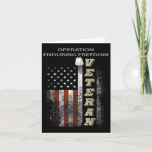 Operation Enduring Freedom の退役軍人 カード