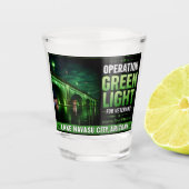 Operation Green Light for Veterans ロンドンブリッジ ショットグラス (正面)