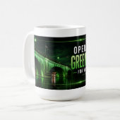 Operation Green Light for Veterans London Bridge コーヒーマグカップ (正面左)