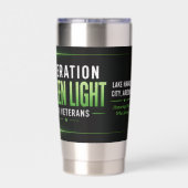 Operation Green Light for Veterans London Bridge 保温保冷タンブラー (背面)