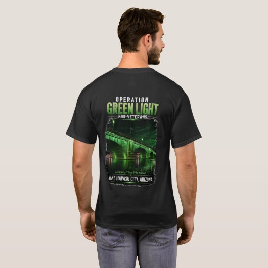 Operation Green Light for Veterans London Bridge Tシャツ (裏面フル)