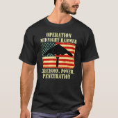 Operation Midnight Hammer Military Tシャツ (正面)