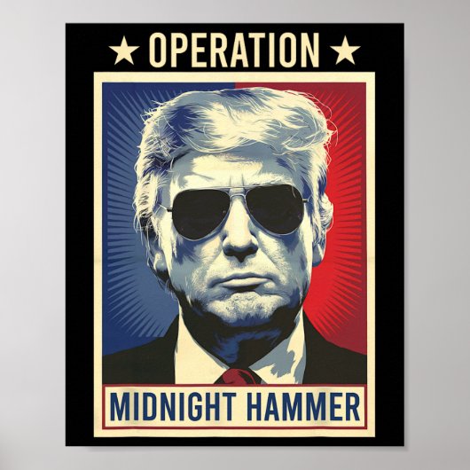 Operation Midnight Hammer Trump  ポスター (正面)