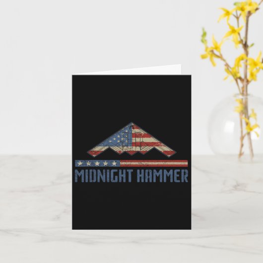 Operation Midnight Hammer - Usa Flag Midnight Hamm カード (黄色い花)