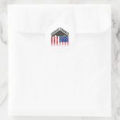 Operation Midnight Hammer - Usa Flag Midnight Hamm ラウンドシール (バッグ)