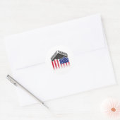 Operation Midnight Hammer - Usa Flag Midnight Hamm ラウンドシール (封筒)