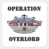 Operation Overlord 1944 スクエアシール (正面)