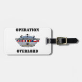 Operation Overlord 1944 ラゲッジタグ (正面横)