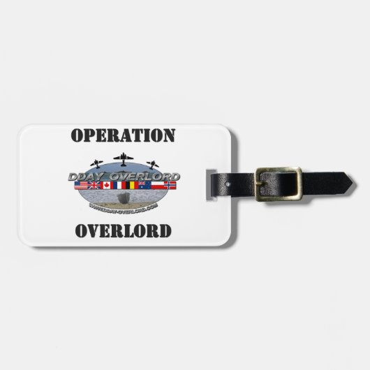 Operation Overlord 1944 ラゲッジタグ (正面横)