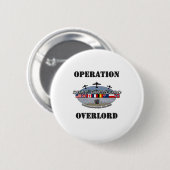 Operation Overlord 1944 缶バッジ (正面&裏面)