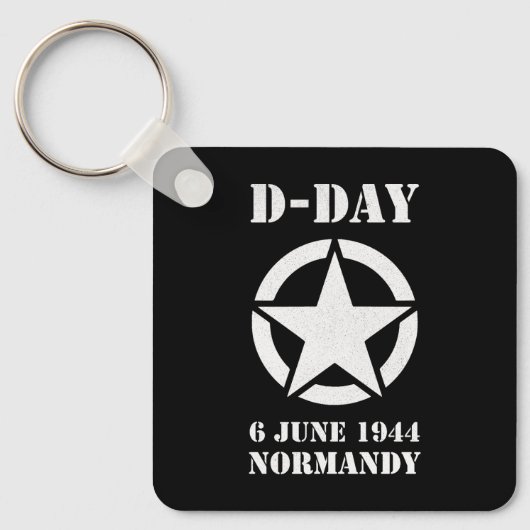 Operation Overlord 1944 D-Day 2024 Normandy キーホルダー (正面)