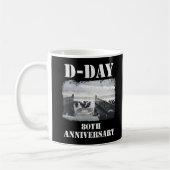 Operation Overlord 1944 D-Day 2024 Normandy コーヒーマグカップ (左)