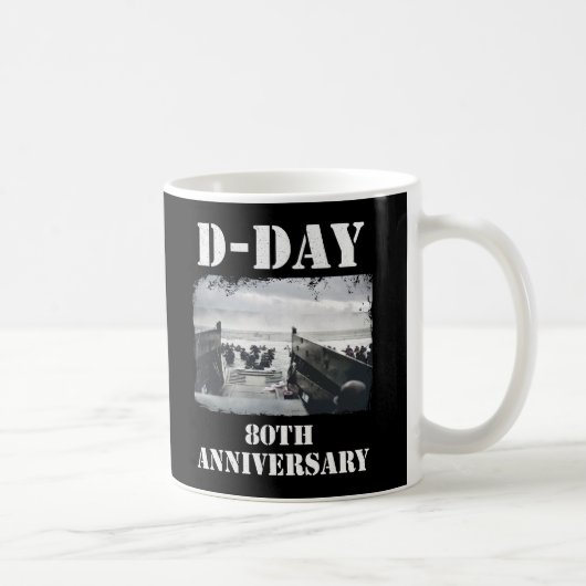 Operation Overlord 1944 D-Day 2024 Normandy コーヒーマグカップ (右)