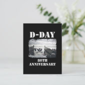 Operation Overlord 1944 D-Day 2024 Normandy シーズンポストカード (スタンド正面)