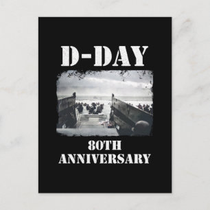Operation Overlord 1944 D-Day 2024 Normandy シーズンポストカード