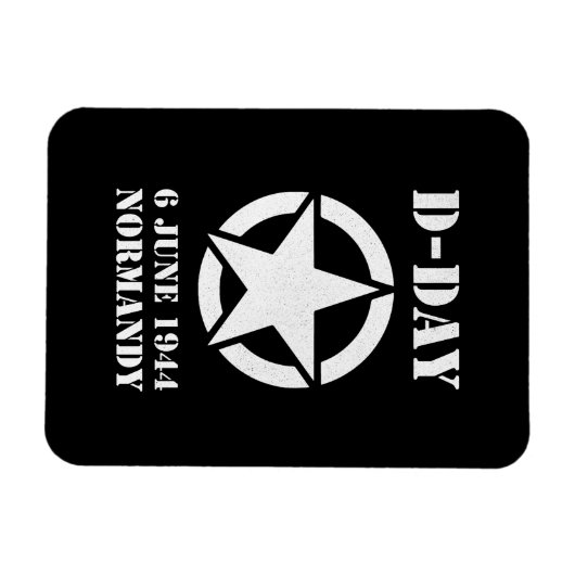 Operation Overlord 1944 D-Day 2024 Normandy マグネット (横)