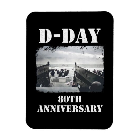 Operation Overlord 1944 D-Day 2024 Normandy マグネット (縦)