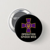 Operation Spider Web Ukraine Heroes Ukrainian Mili 缶バッジ (正面&裏面)