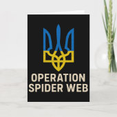 Operation Spider Web Ukraine Heroes Ukrainian Tryz カード (正面)