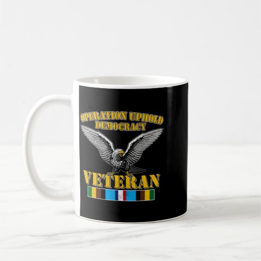 Operation+Uphold+Democracy+ベテランリボン ハイチ コーヒーマグカップ (左)
