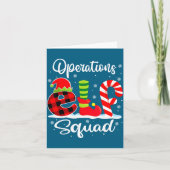 Operations Elf Squad Christmas Manager Matching X- カード (正面)
