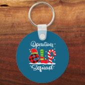 Operations Elf Squad Christmas Manager Matching X- キーホルダー (正面)