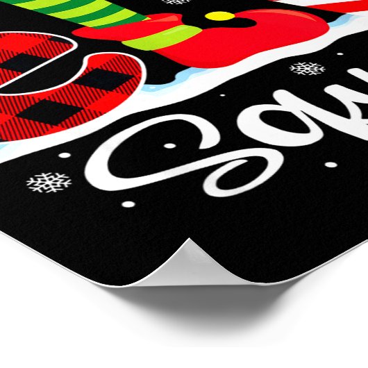 Operations Elf Squad Christmas Manager Matching X- ポスター (角)