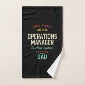 Operations Managerとパパ ハンドタオル (ハンドタオル)