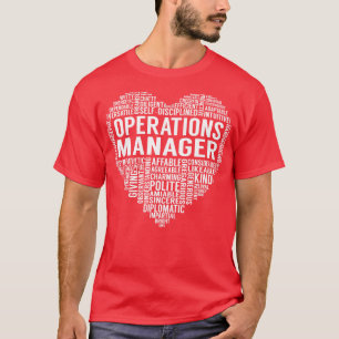 Operations Managerハート Tシャツ