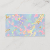 opgemバックグラウン感謝していドの名刺 名刺 (裏面)