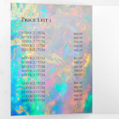 opgemstoneのパンフレット3倍の招待 三つ折り招待状 (内部最初)