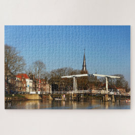 Ophaalbrug in Nederland. ジグソーパズル
