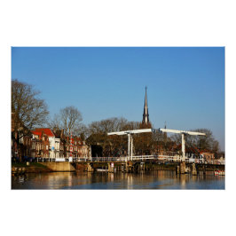 Ophaalbrug in Nederland. ポスター