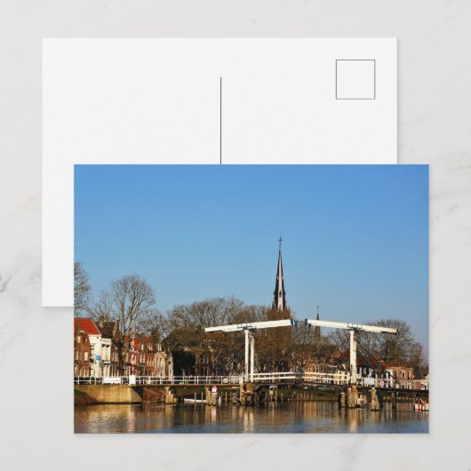 Ophaalbrug in Nederland. ポストカード (正面/裏面)