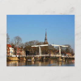 Ophaalbrug in Nederland. ポストカード