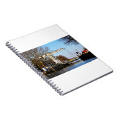 Ophaalbrug over gracht in Nederland. ノートブック (右側)