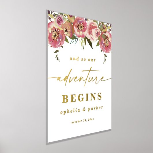 Opheliaエレガントホイ実在ルの冒険が始ま結婚る 箔ポスター (レイダウン)