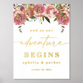 Opheliaエレガントホイ実在ルの冒険が始ま結婚る 箔ポスター (正面)