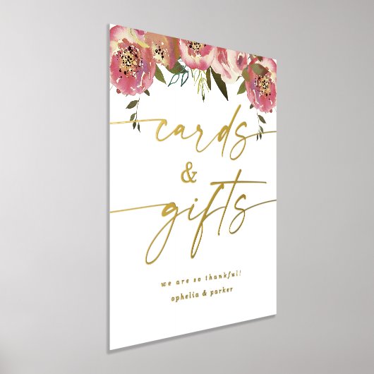 Opheliaカーエレガントドとギフト実在ホイルサイン 箔ポスター (レイダウン)