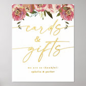 Opheliaカーエレガントドとギフト実在ホイルサイン 箔ポスター (正面)