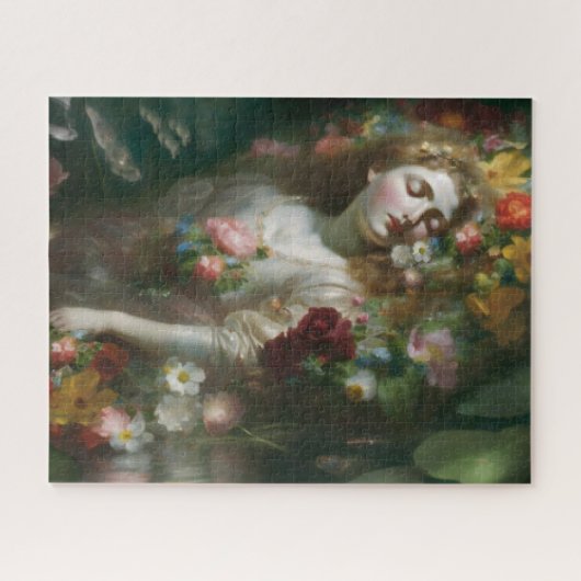 Ophelia'絵画s, Shakespeare, クラシックLiterature ジグソーパズル (横)