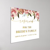 Ophelia エレガント実在 Foil Reserved結婚's Sign 箔ポスター (レイダウン)