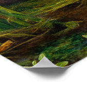 Ophelia, 1851 by John Everett Millais ポスター (角)