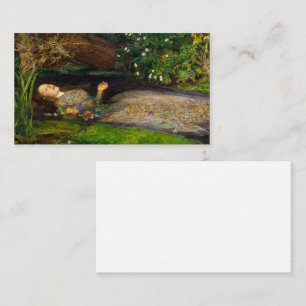 Ophelia, 1851 by John Everett Millais 名刺