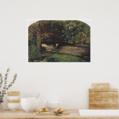 Ophelia, 1852, John Everett Millais ポスター (キッチン)